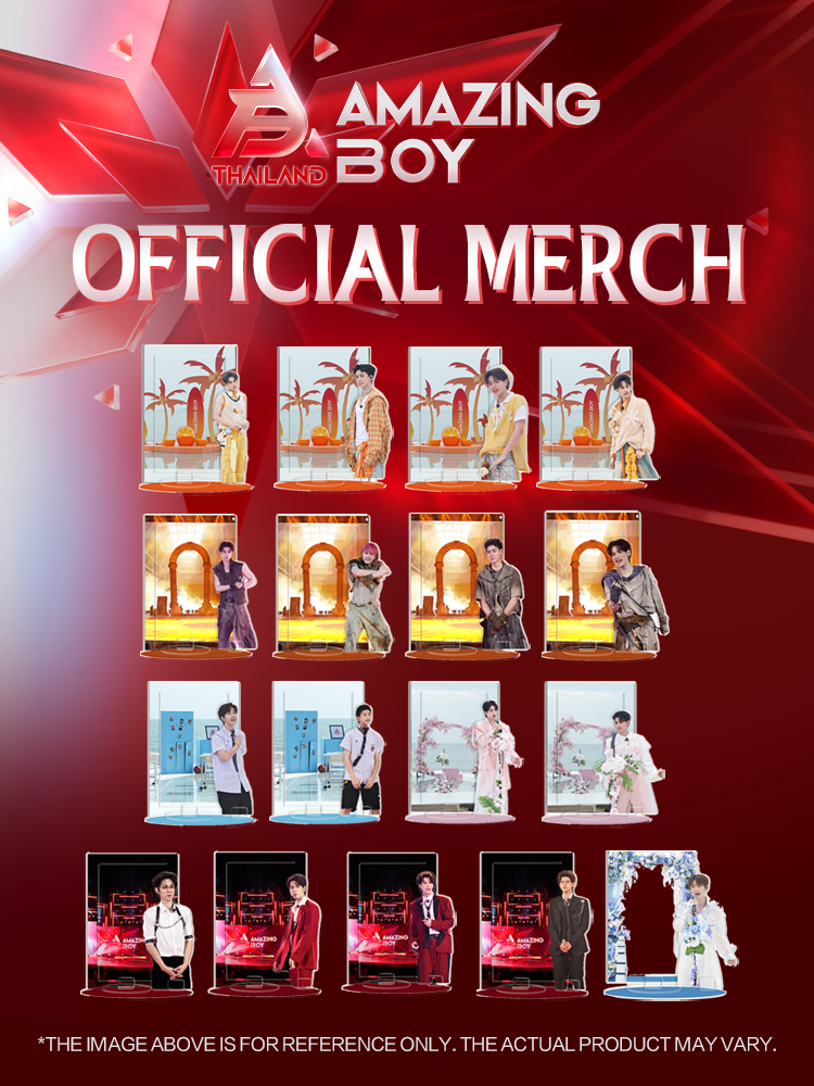 [Pre-sale] Amazing Boy Thailand swinging keychain blind box + translucent fan + stage acrylic stand