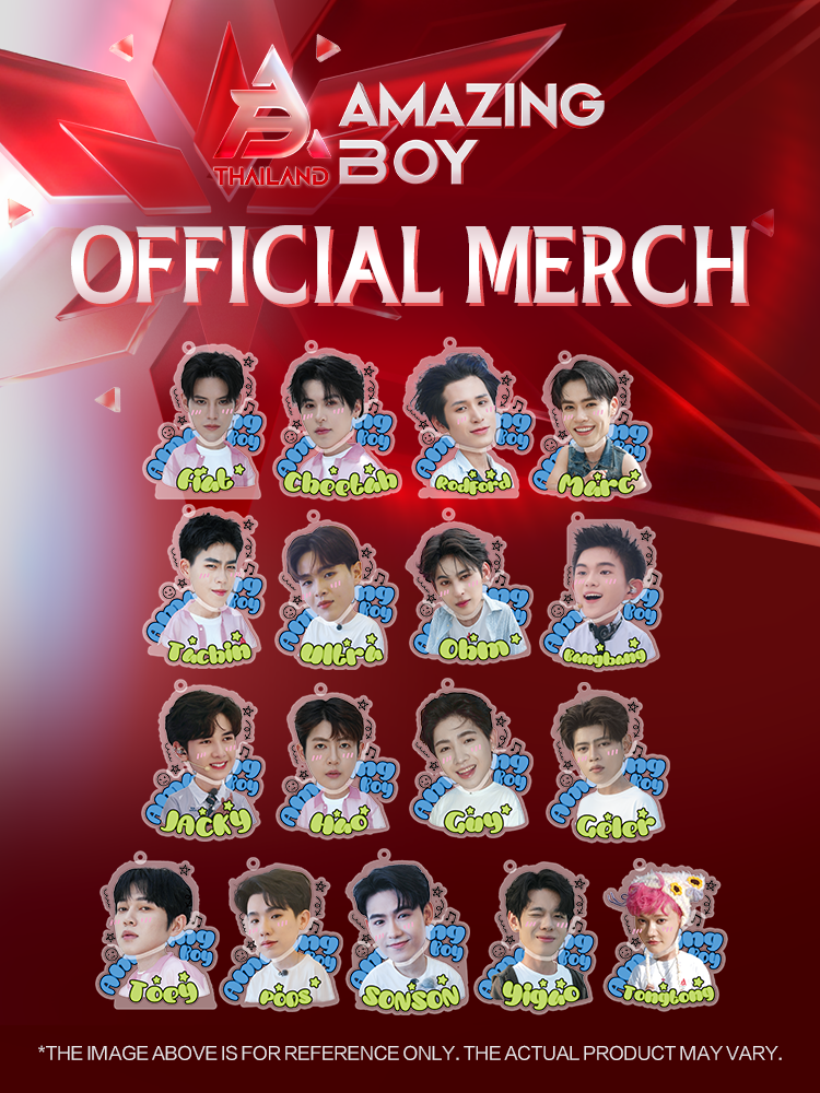[Pre-sale] Amazing Boy Thailand swinging keychain blind box + translucent fan + stage acrylic stand